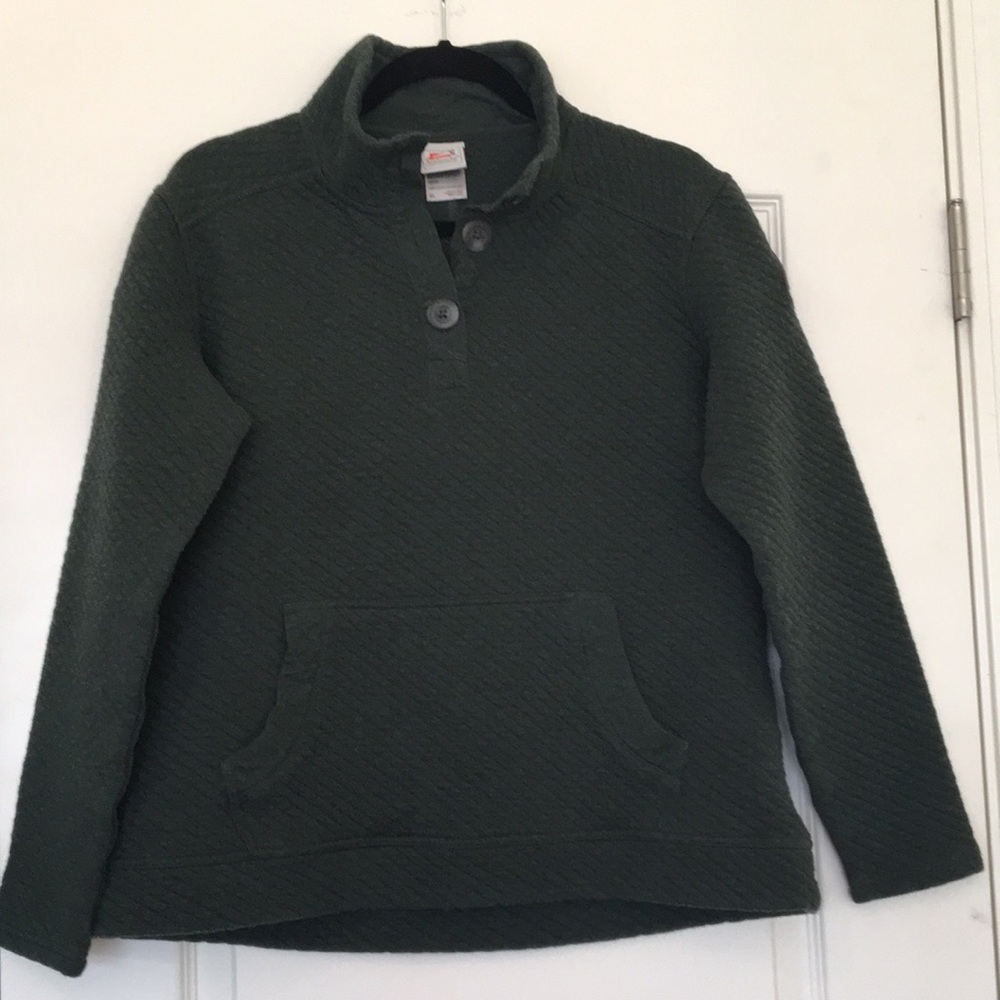 Hunter green avalanche top XL